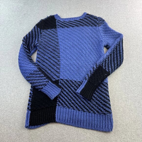 Rag & Bone Sweater Womens XS Textured Patchwork Knit Pullover Wool Blend - Picture 2 of 11